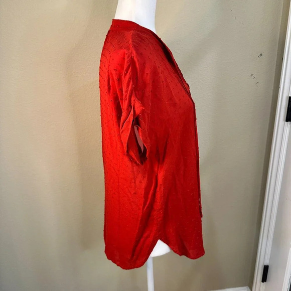 NORDSTROM Pleione Nubby V Neck Blouse - medium - Picture 8 of 10